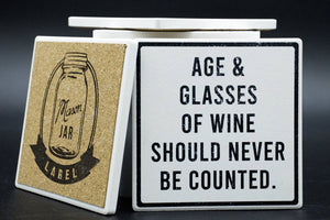 !Coasters Age & Wine