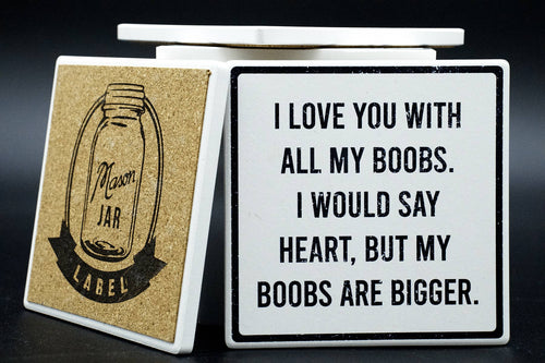 !Coasters Love you with my boobs