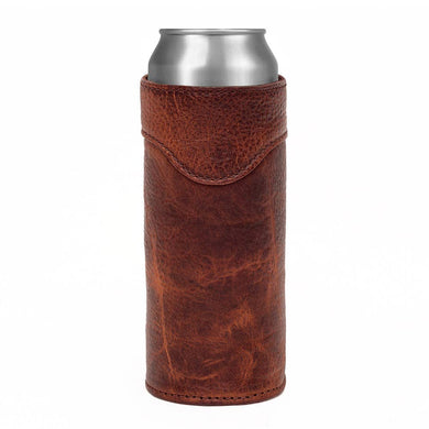 Campaign Leather Slim Can Koozie: None / Whiskey