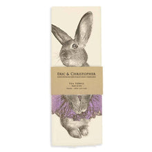 Bunny Tutu Tea Towel - Purple