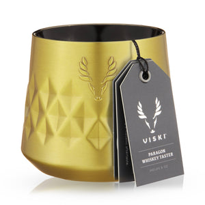 Paragon Double Walled Insulated Whiskey Tasting Glass - Gold