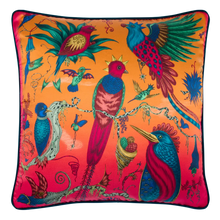 Quetzal Silk Cushion: Ivory