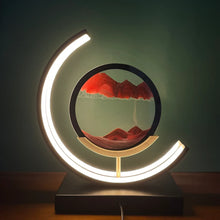 Moving Sand Landscape LED Table Lamp