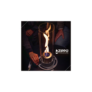 FlameScapes™ Spiral Fire Feature XL: Silver
