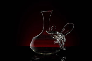 Octopus Tentacle Glass Decanter Handcrafted Decorative