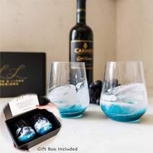 Resin Accented Wine and Entertaining Glasses - NO TARIFFS!: Jade