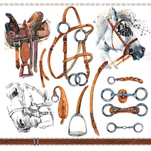 Equestrian Set Cocktail Napkins - Fall Cocktail Napkins