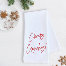 Cheers Grinches! - Tea Towel - Christmas Décor: RED