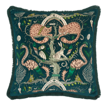 Wonder World Luxury Velvet Cushion: Forest