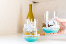 Resin Accented Wine and Entertaining Glasses - NO TARIFFS!: Jade