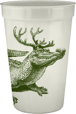 Christmas Gator 16oz Pearlized Cups