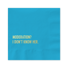 Don't Moderation Cocktail Napkin