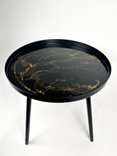 Resin Accented Side Table Ocean Vibes