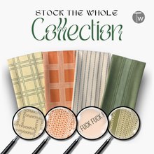 Pardon My French Stripe Fall Illusion Tea Towel