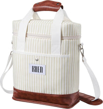2 Bottle Wine Carrier Tote, Insulated Leakproof Cooler Bag