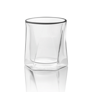 Double Wall Hexagon Whiskey Glasses 10 oz (1pc)