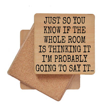 Coasters - Going to Say It Funny Wood Coaster - Friend Gift