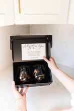 Resin Accented Wine and Entertaining Glasses - NO TARIFFS!: Onyx