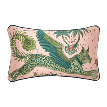 Lynx Silk Bolster Cushion: Gold