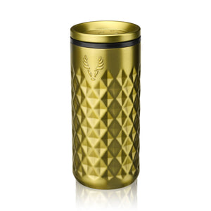 Paragon Stainless Steel Highball Tumbler w/ Lid - Gold