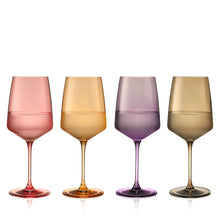 Reserve Nouveau Crystal Wine Glasses in Daybreak - Set of 4