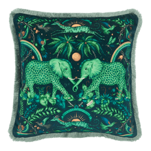 Zambezi Luxury Velvet Cushion: Teal