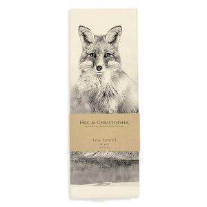 American Woodlands Collective Fox Tea Towel