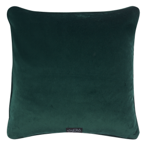 Odyssey Silk Cushion: Emerald