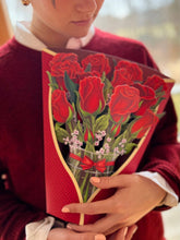 Red Roses (8 Pop-up Greeting Cards)