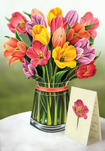 Festive Tulips (8 Pop-up Greeting Cards)