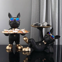 French Bulldog Statue: Lounging Black