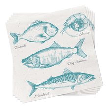 Big Catch Cocktail Napkins - Fish Nautical Paper Napkins