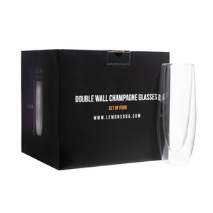 Stemless Double Wall Champagne Glasses- 5.4 fl oz (1pc)