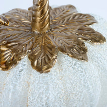 Glass White Pumpkin