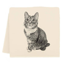 Cat Tea Towel - "Izzy"