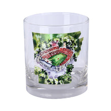Arkansas Football Stadium Rocks Glass