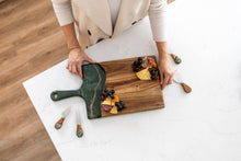 Resin Cheese / Charcuterie Board - Large 10"x20" Caribbean Blue