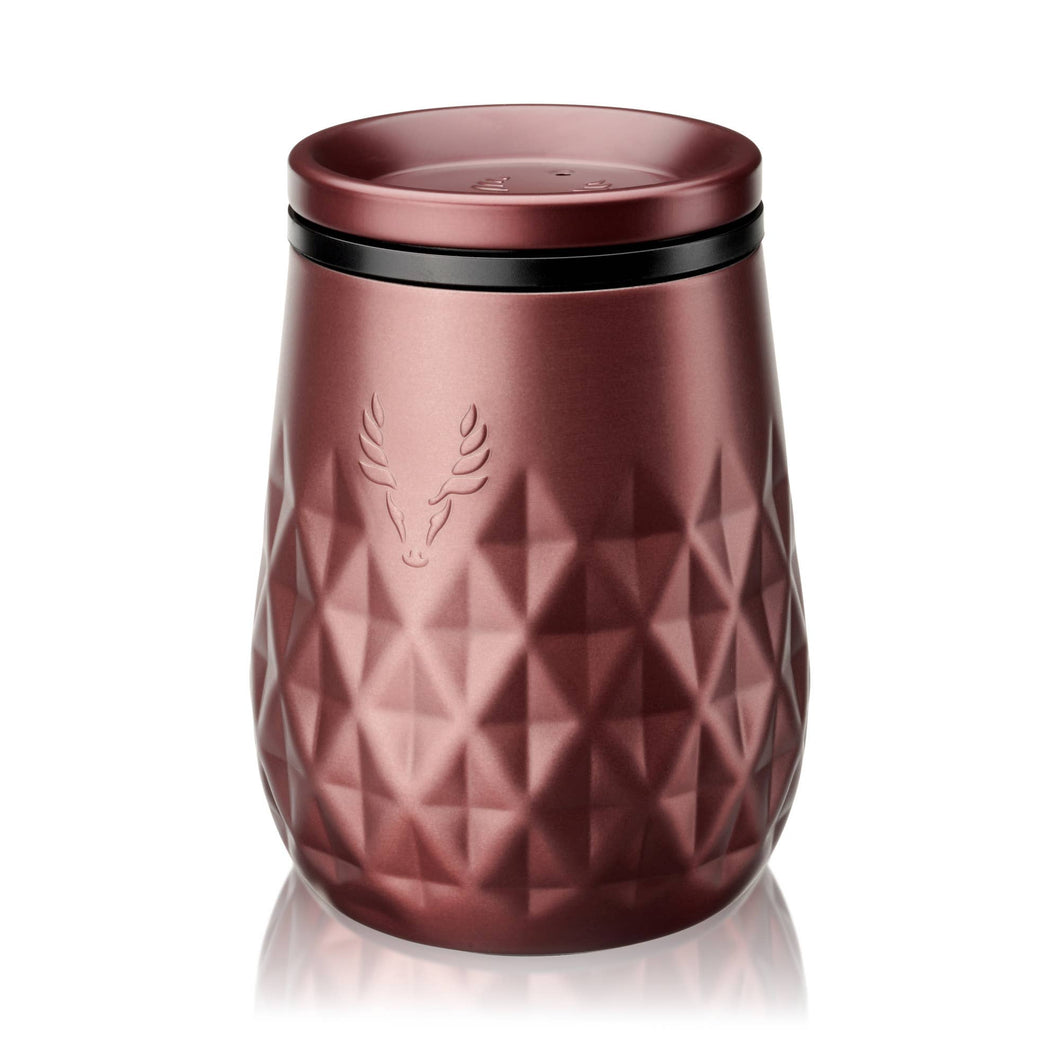 Paragon Ceramic Coated Wine Tumbler w/ Lid - Vintage Rose