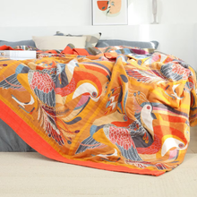 Bird Cotton Quilt: Small (150 x 200 cm/59.1 x 78.7 in)