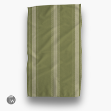Pardon My French Stripe Fall Illusion Tea Towel