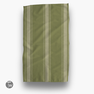 Pardon My French Stripe Fall Illusion Tea Towel