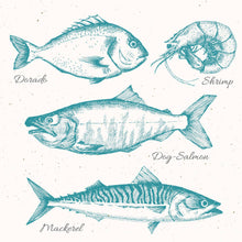 Big Catch Cocktail Napkins - Fish Nautical Paper Napkins