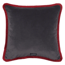 Quetzal Luxury Velvet Cushion: Aqua