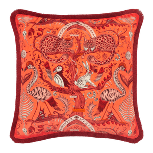 Wonder World Luxury Velvet Cushion: Forest