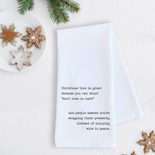 Don’t Come In Here - Tea Towel - Christmas Décor: RED