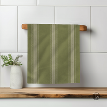 Pardon My French Stripe Fall Illusion Tea Towel