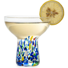 Stemless Margarita Confetti Mexican Glasses - 4 Set