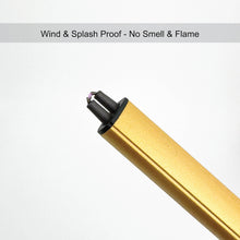 Candle Lighter Electric Slim Long Flameless Rechargeable: Gold