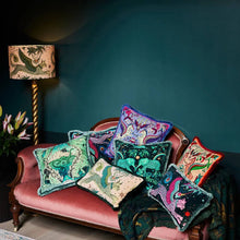 Zambezi Luxury Velvet Cushion: Teal