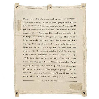 Canvas Wall Hanging - Anyway - 46